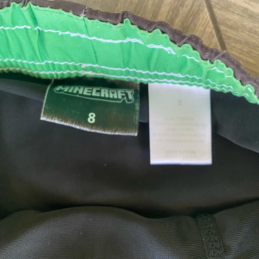 Minecraft Green Swim Shorts